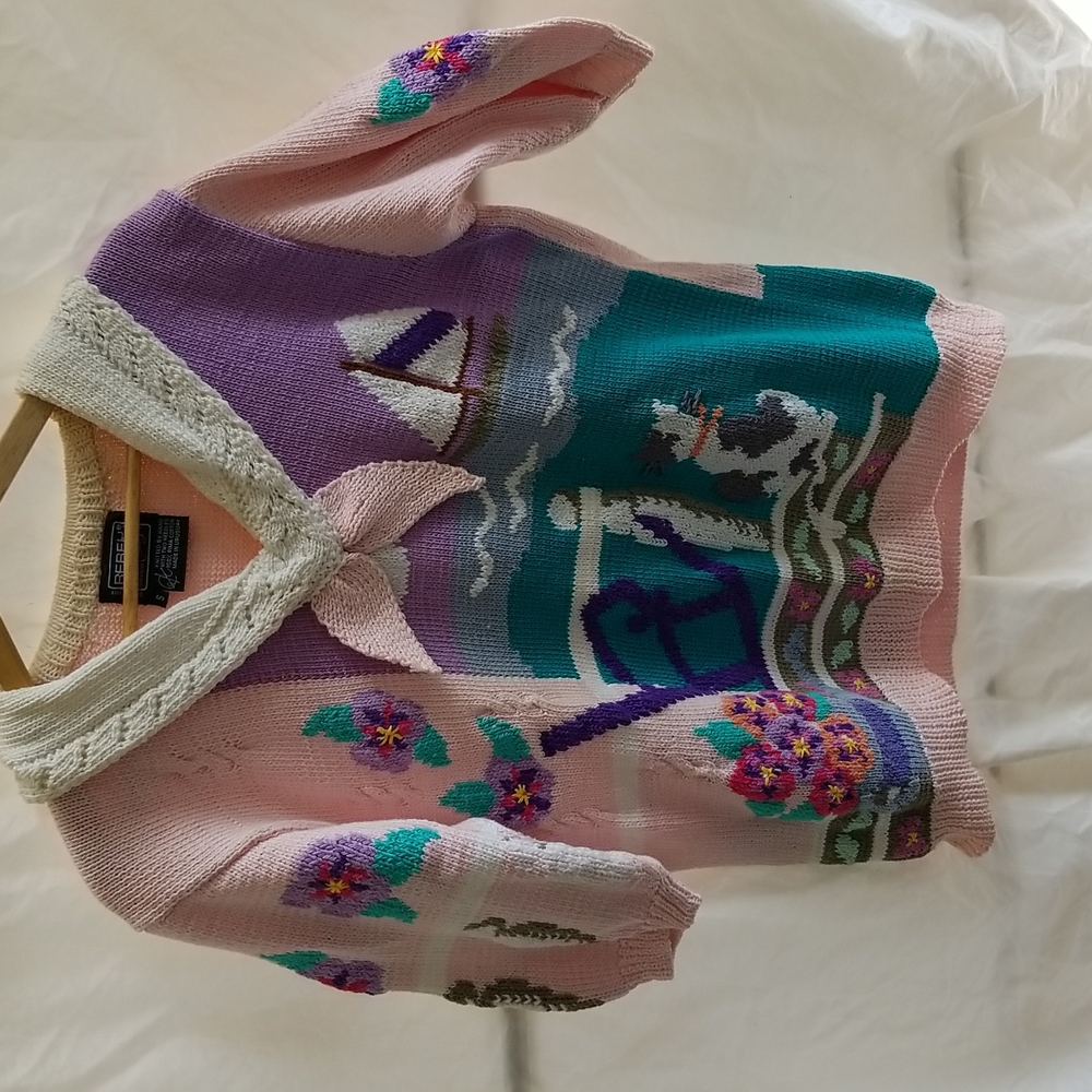 Berek summer porch themed sweater